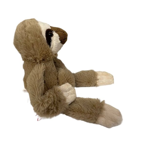 Dan Dee Sloth Animal Plush Fluffy Stuffed Toy Brown Size 11 - Picture 4 of 5